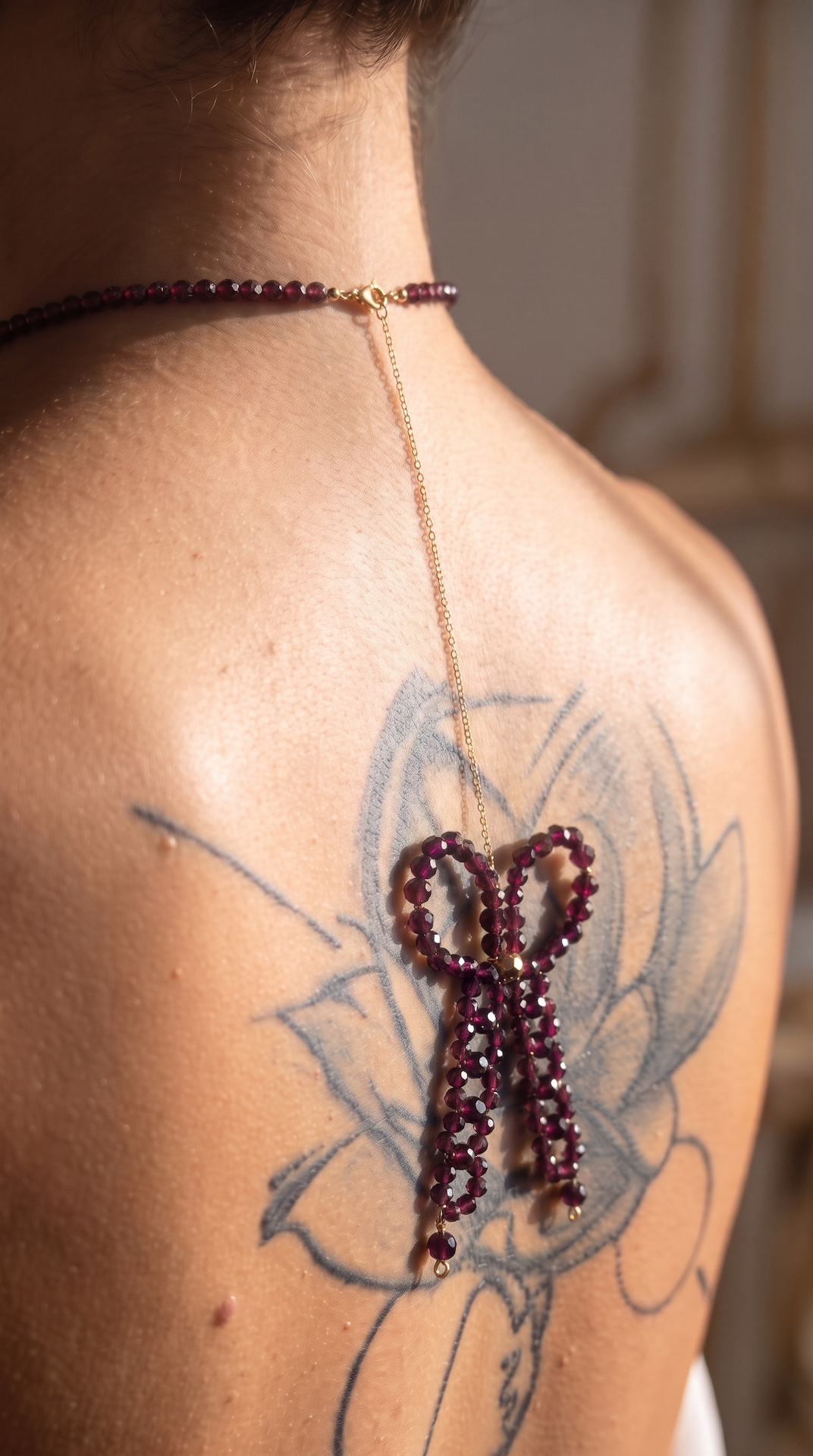 Zawieszka na Plecy - Vela - Back Glam, Granat - obrazek 3